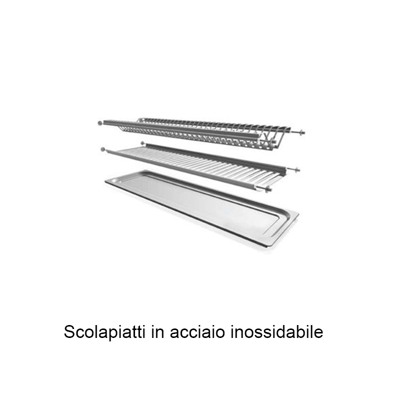 SCOLAPIATTI L600 - INOX